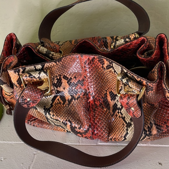 Michael Kors Python Handbag - Picture 9 of 13